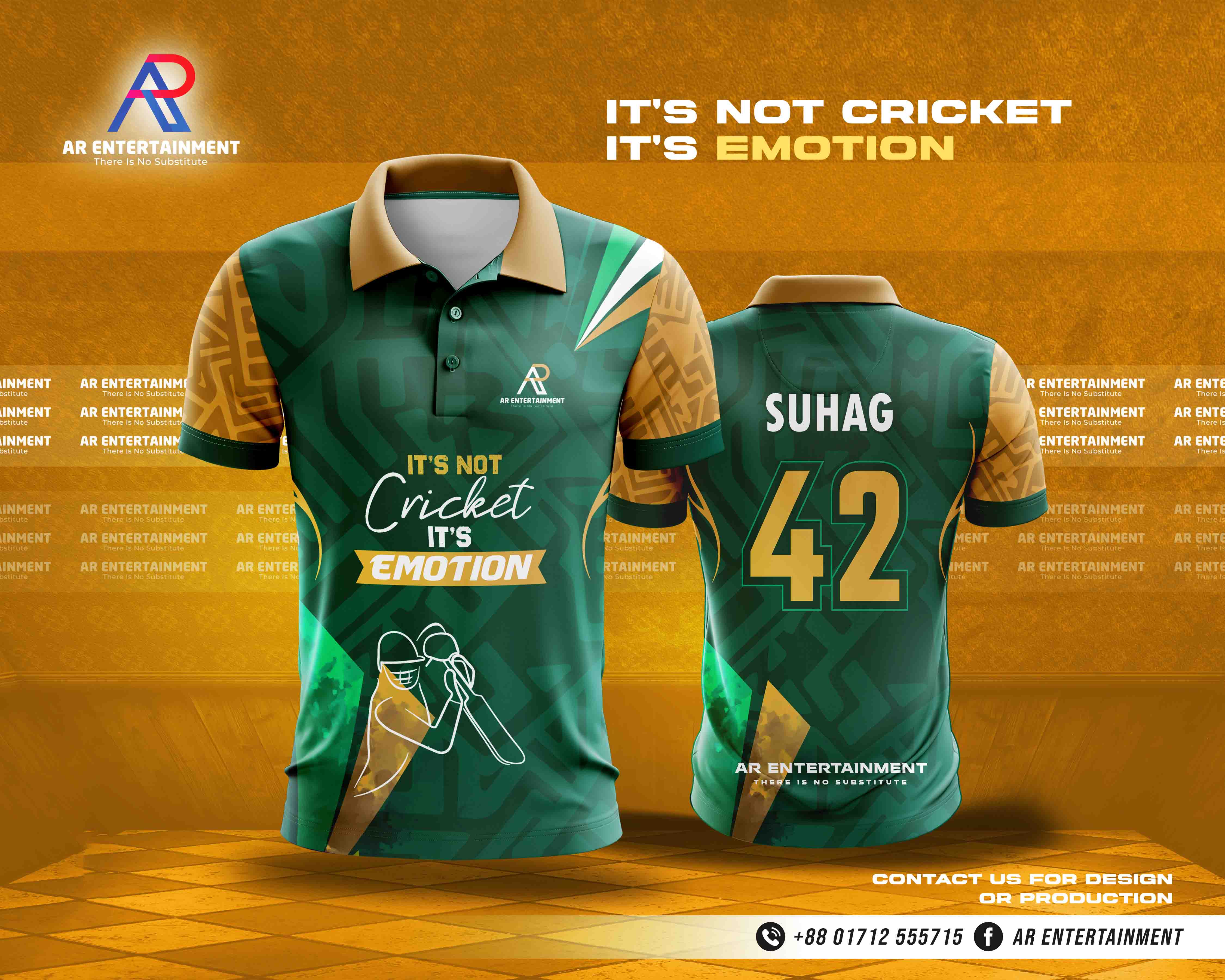 Cricket Jersey Mockup Kit