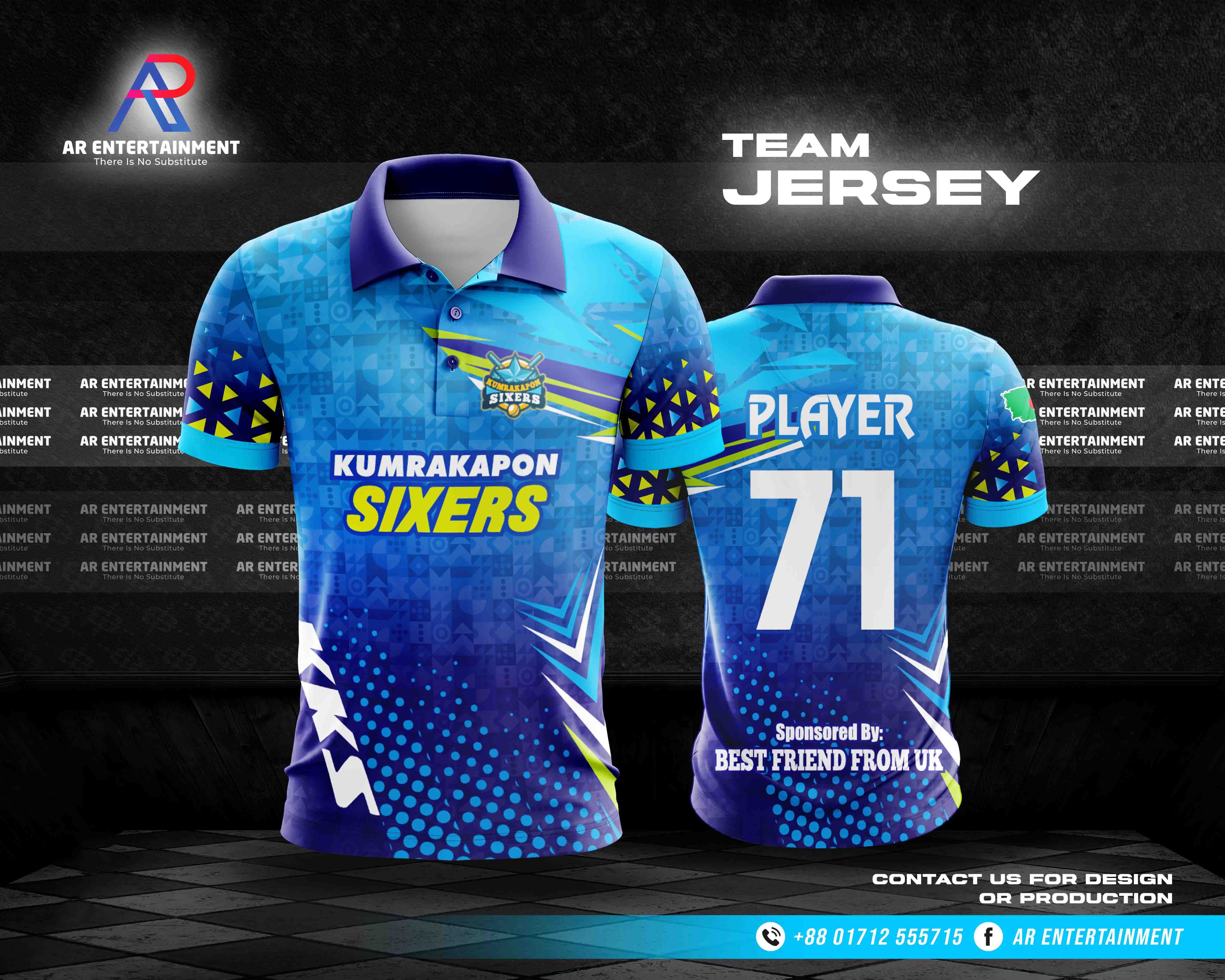 Cricket Jersey Mockup Kit