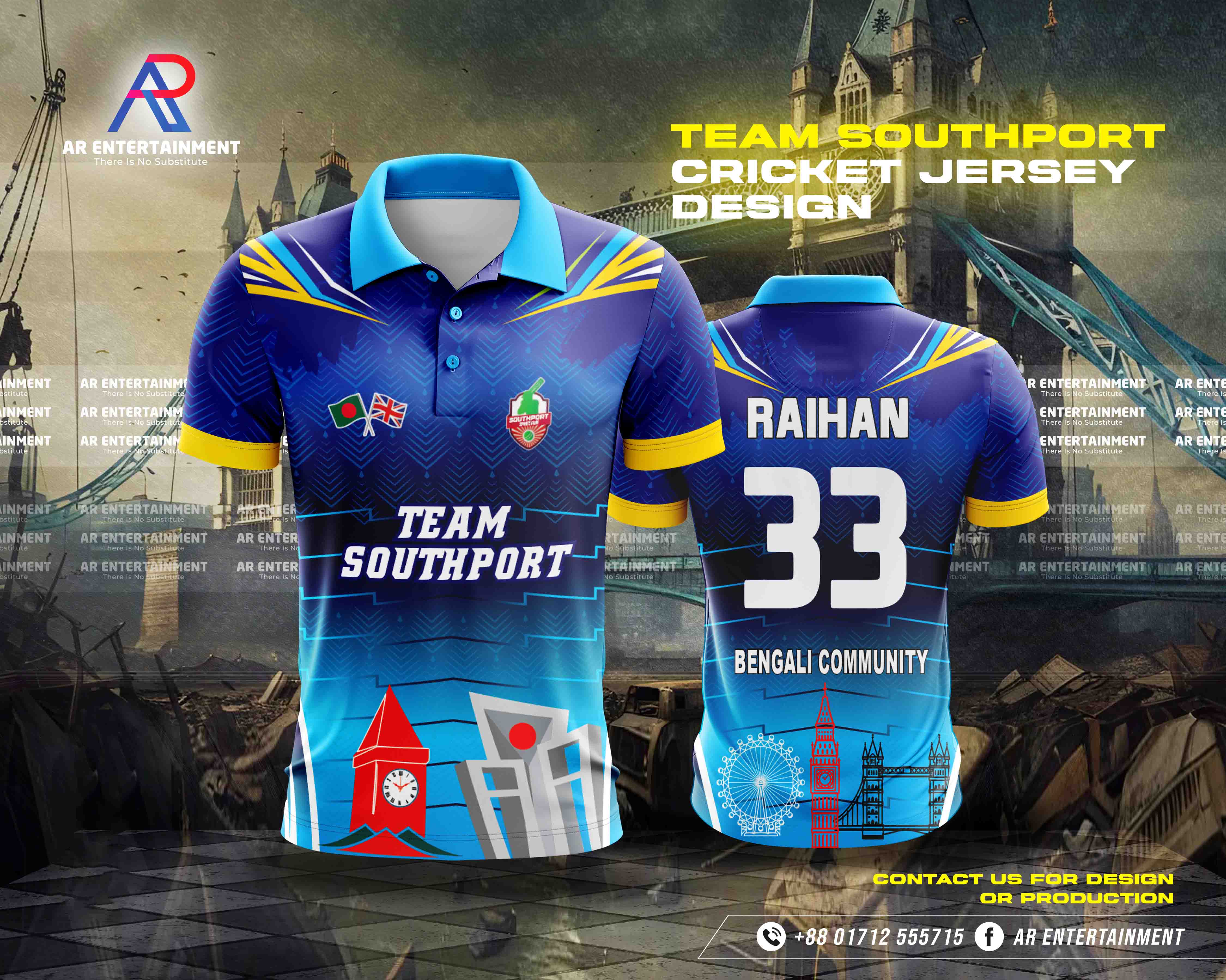 Cricket Jersey Mockup Kit